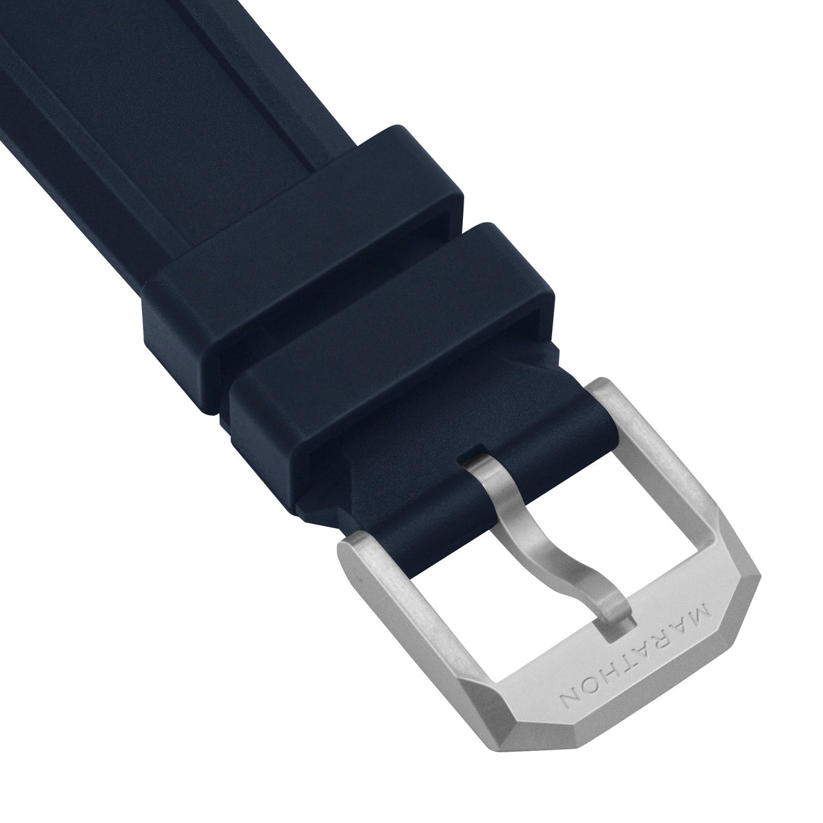 Marathon 3-Piece Rubber Strap Kit, Blue, Parkerized, 20mm