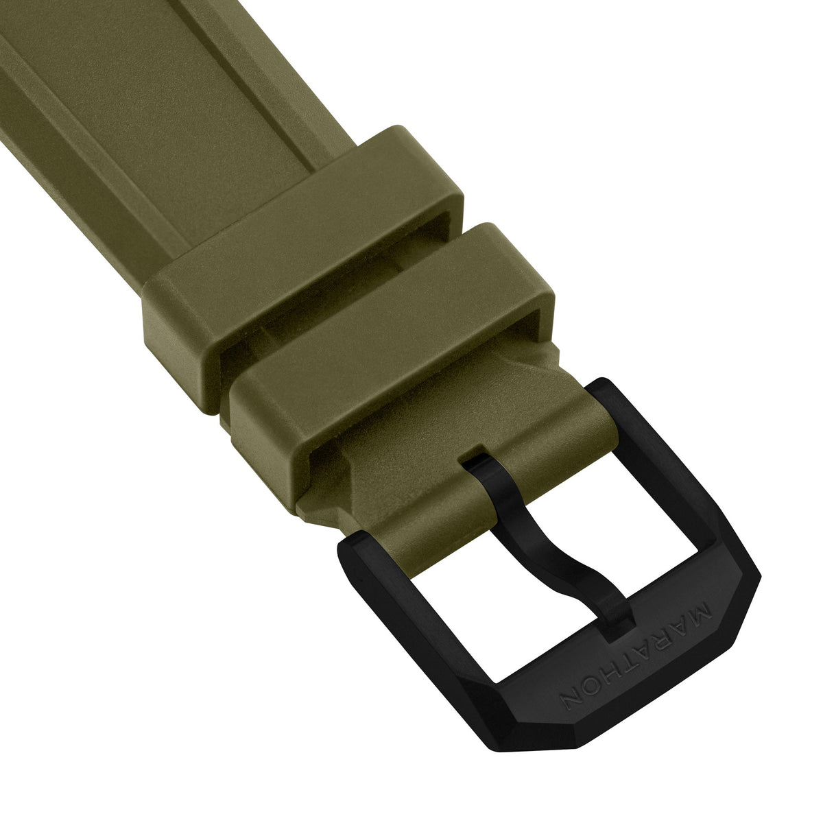 Marathon 3-Piece Rubber Strap Kit, OD Green, Anthracite, 20mm