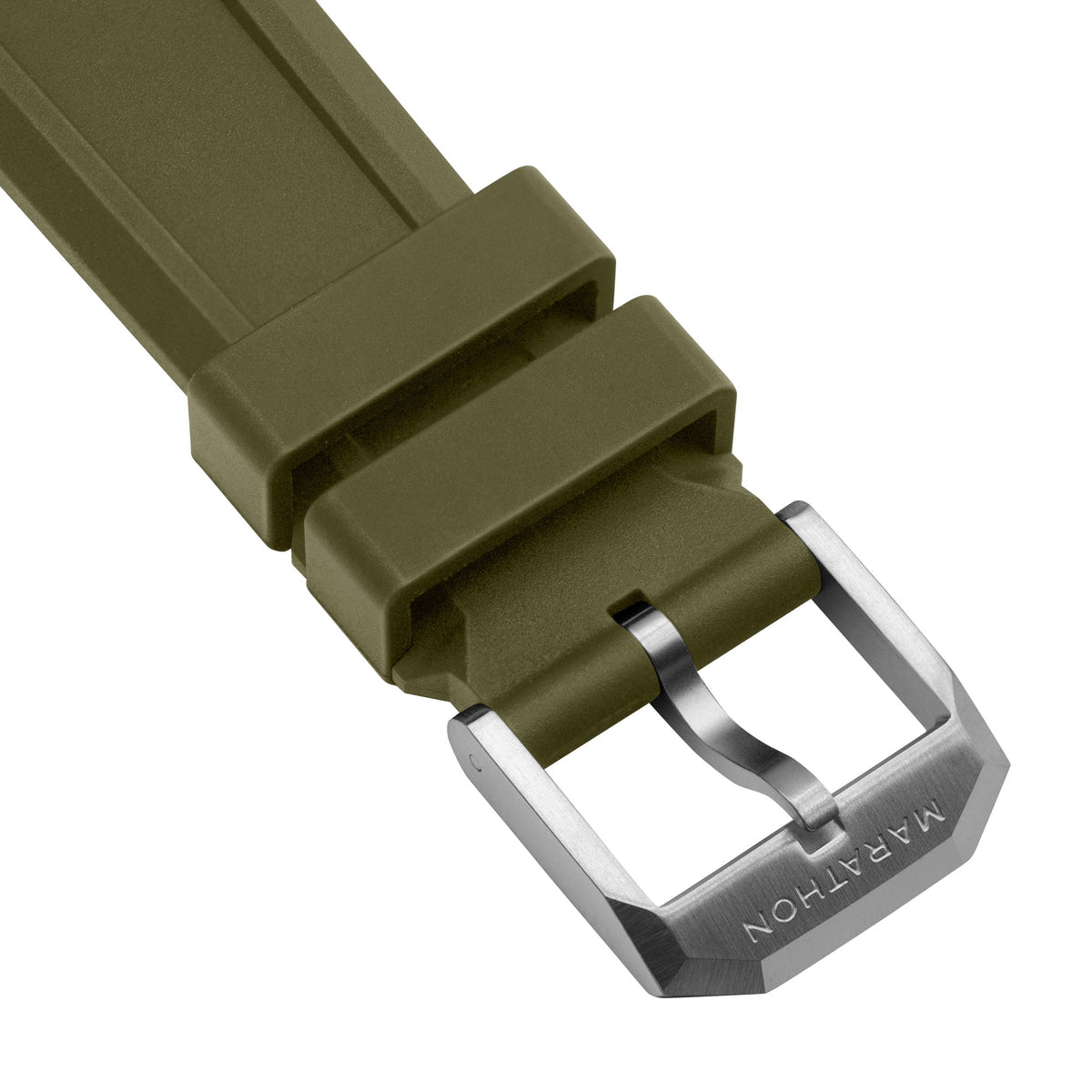 Marathon 3-Piece Rubber Strap Kit, OD Green, 20mm