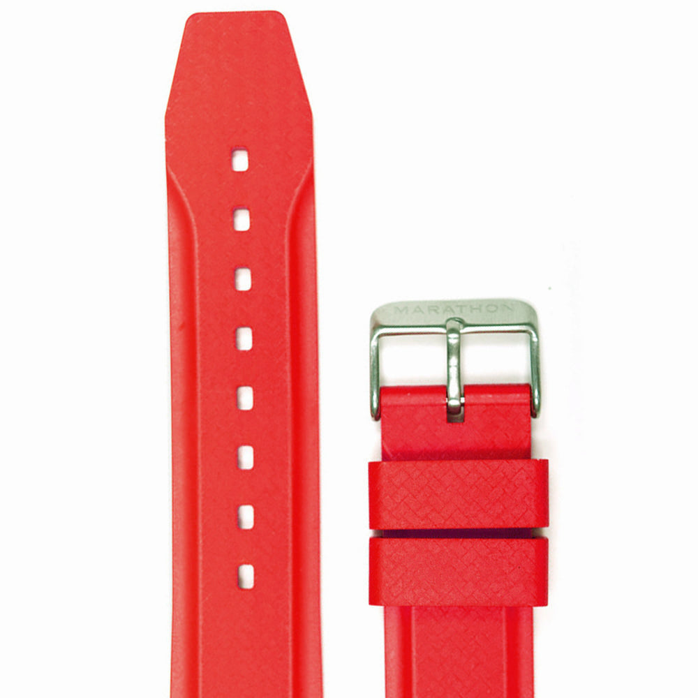 Marathon BRACELET, Rubber 22mm for 6645-21-886-8975, RED