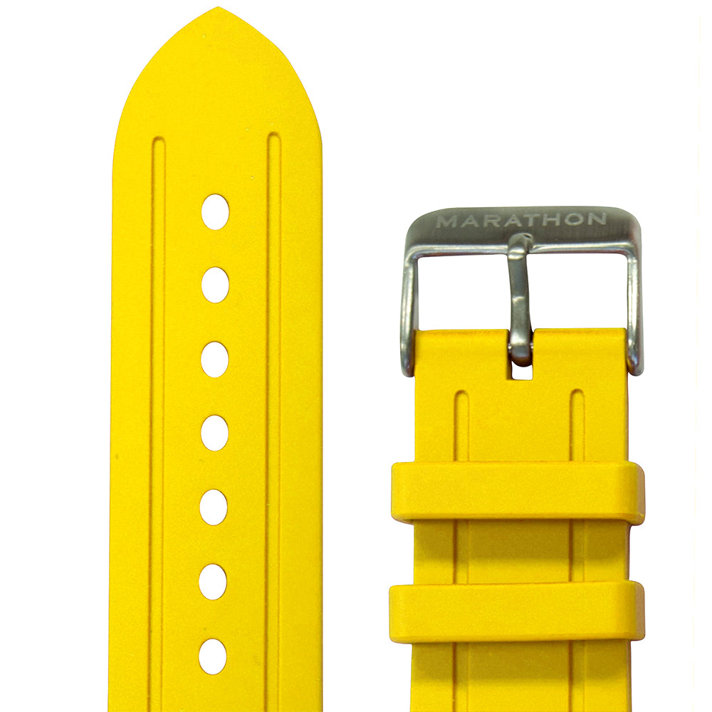 Marathon BRACELET, Rubber 22mm , Yellow for NSN 6645-01-544-0408