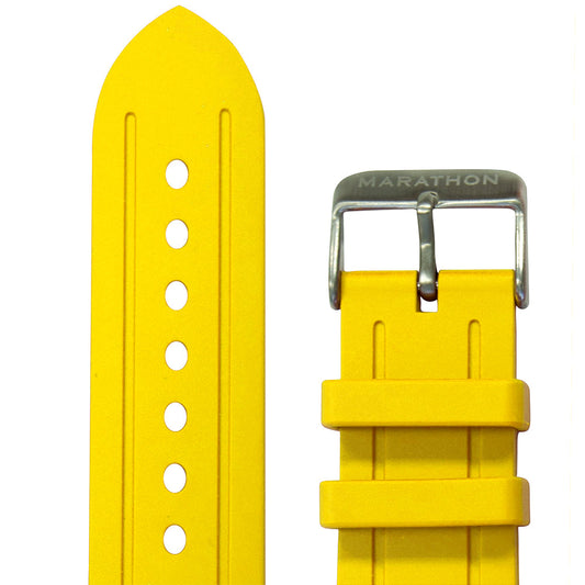 Marathon BRACELET, Rubber 22mm , Yellow for NSN 6645-01-544-0408