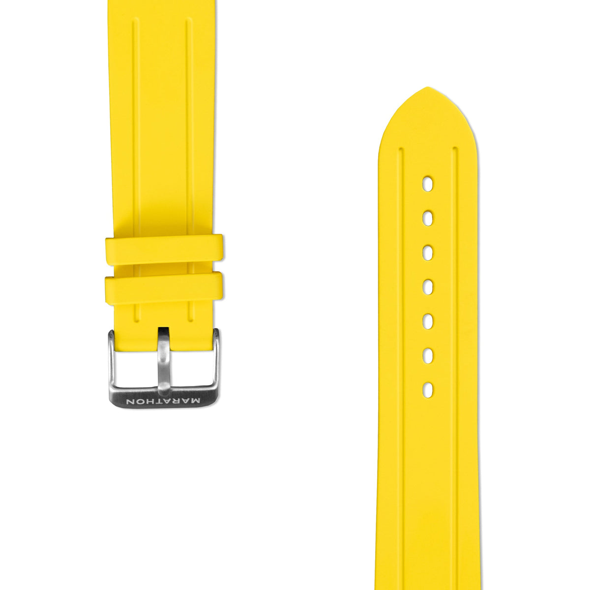 Marathon BRACELET, Rubber 22mm , Yellow for NSN 6645-01-544-0408