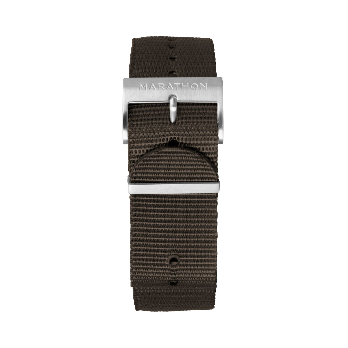 22mm Nylon NATO Watch Band/Strap with Stainless Steel Square Buckle - marathonwatch