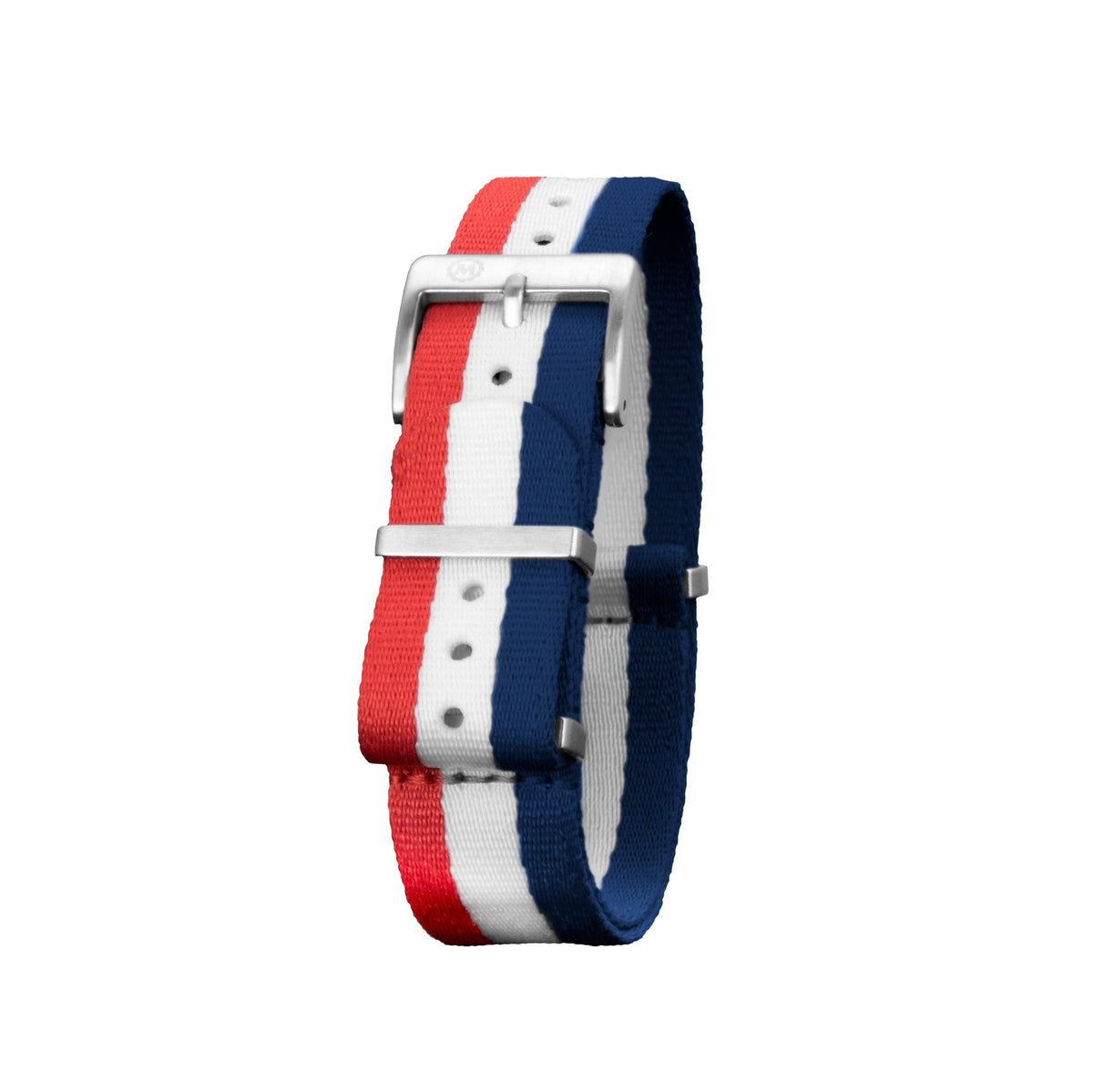 20mm Seat-belt Weave Nylon NATO Watch Band/Strap with Stainless Steel Square Buckle - marathonwatch