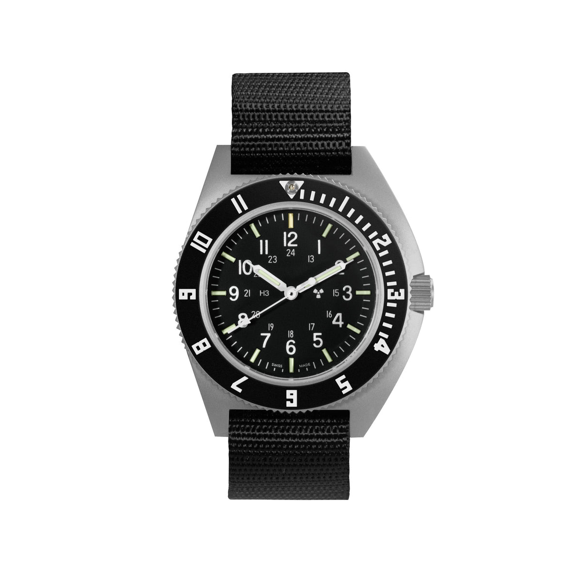 Marathon 41mm Steel Navigator (SSNAV) on Ballistic Nylon