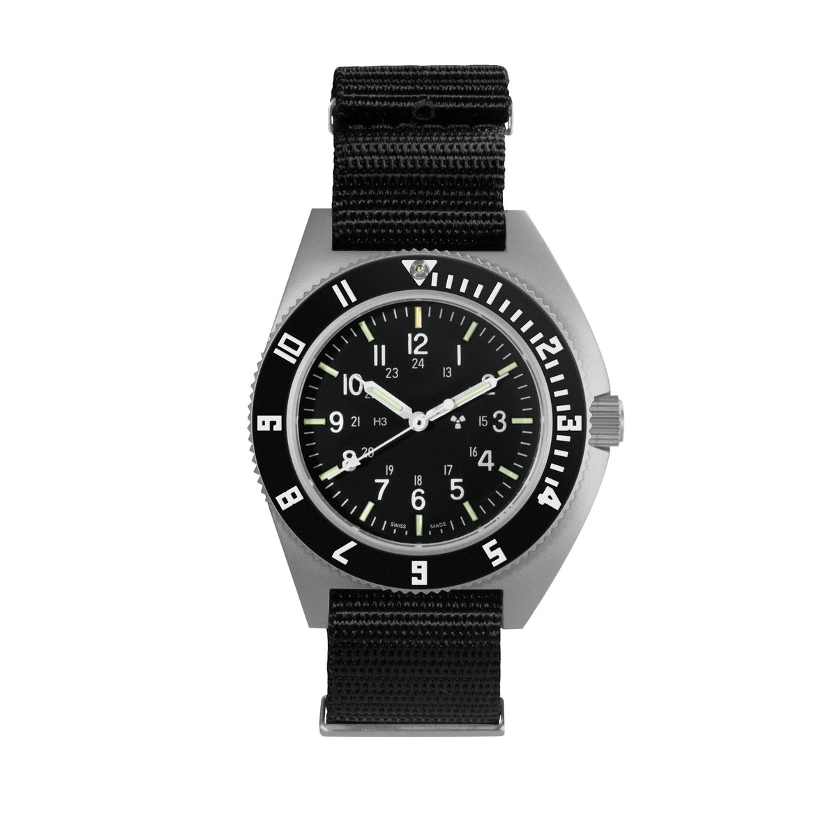 Marathon 41mm Steel Navigator (SSNAV) on Nylon DEFSTAN
