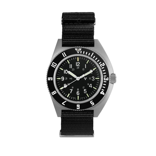 Marathon 41mm Steel Navigator (SSNAV) on Nylon DEFSTAN