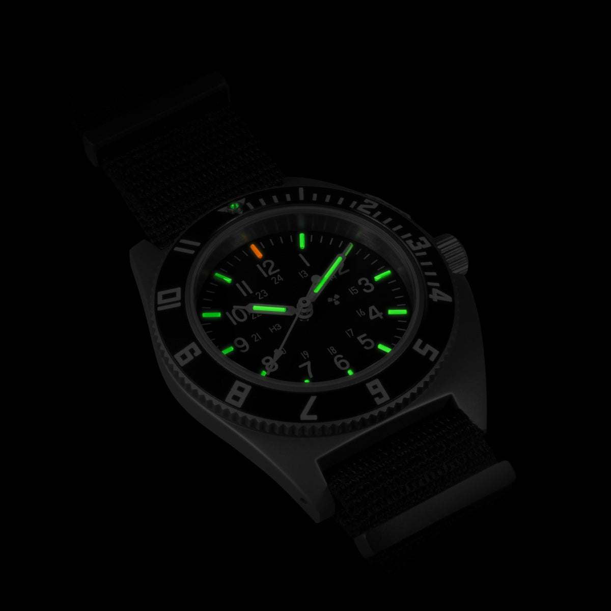 Marathon 41mm Steel Navigator (SSNAV) on Nylon DEFSTAN