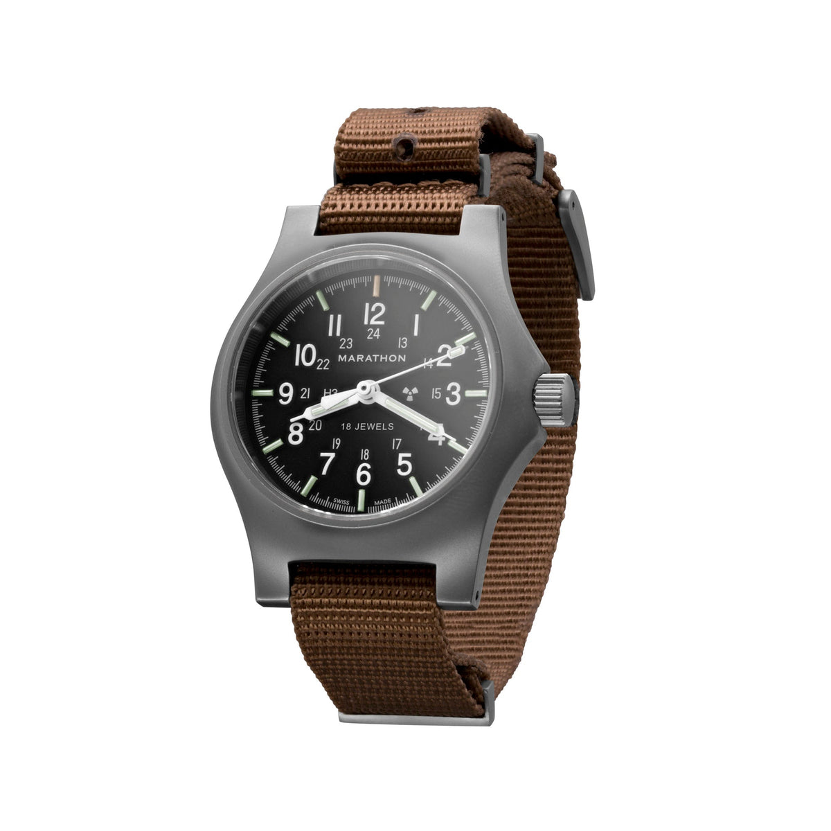 Marathon 36mm Officer's Mechanical (GPM) on Nylon DEFSTAN
