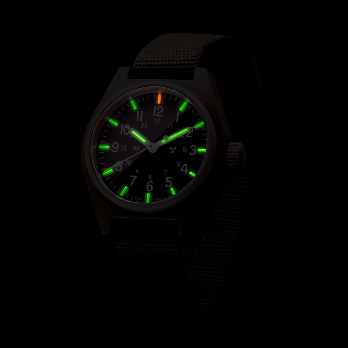 Sage Green General Purpose Quartz (GPQ) Sterile Dial - 34mm - marathonwatch