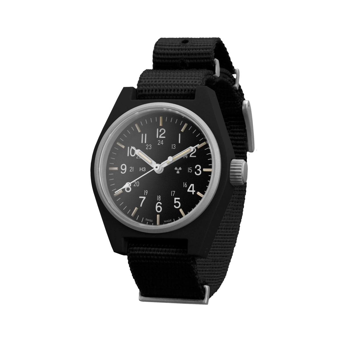 Marathon 34mm Black General Purpose Quartz (GPQ)