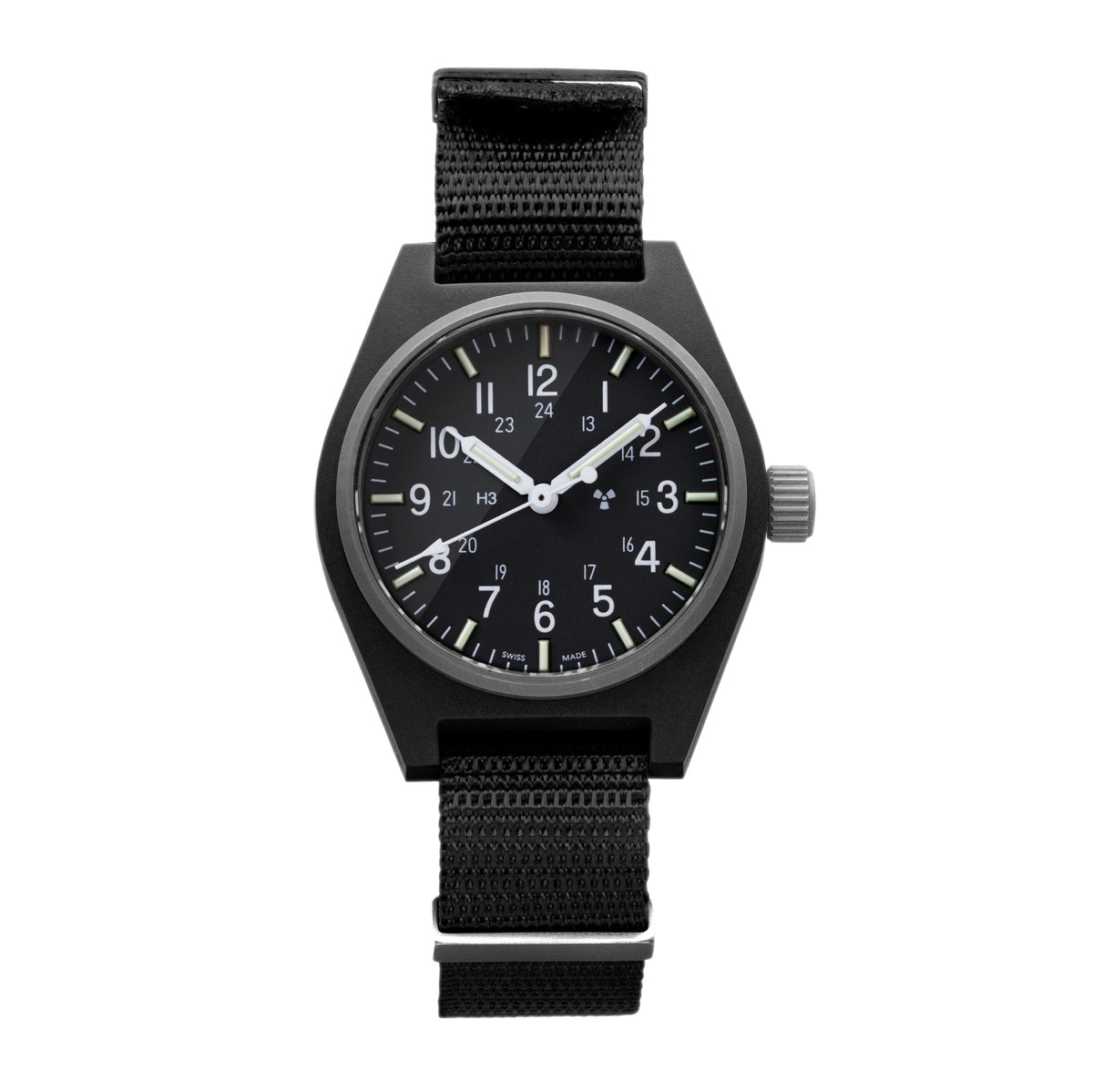 Marathon 34mm Black General Purpose Quartz (GPQ)