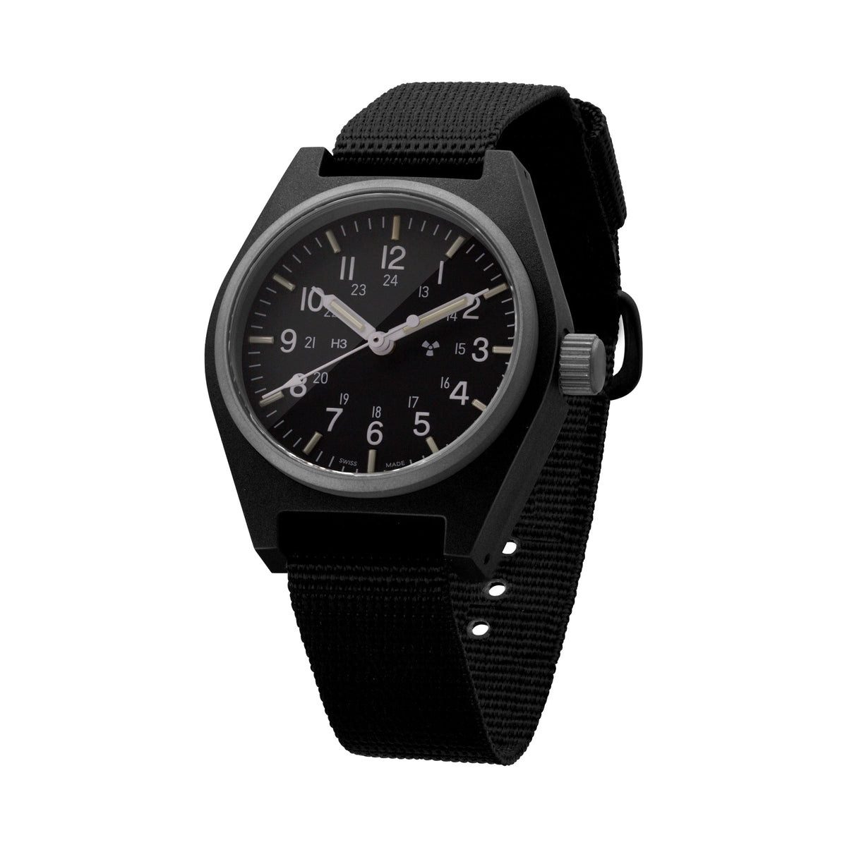 Marathon 34mm Black General Purpose Quartz (GPQ)