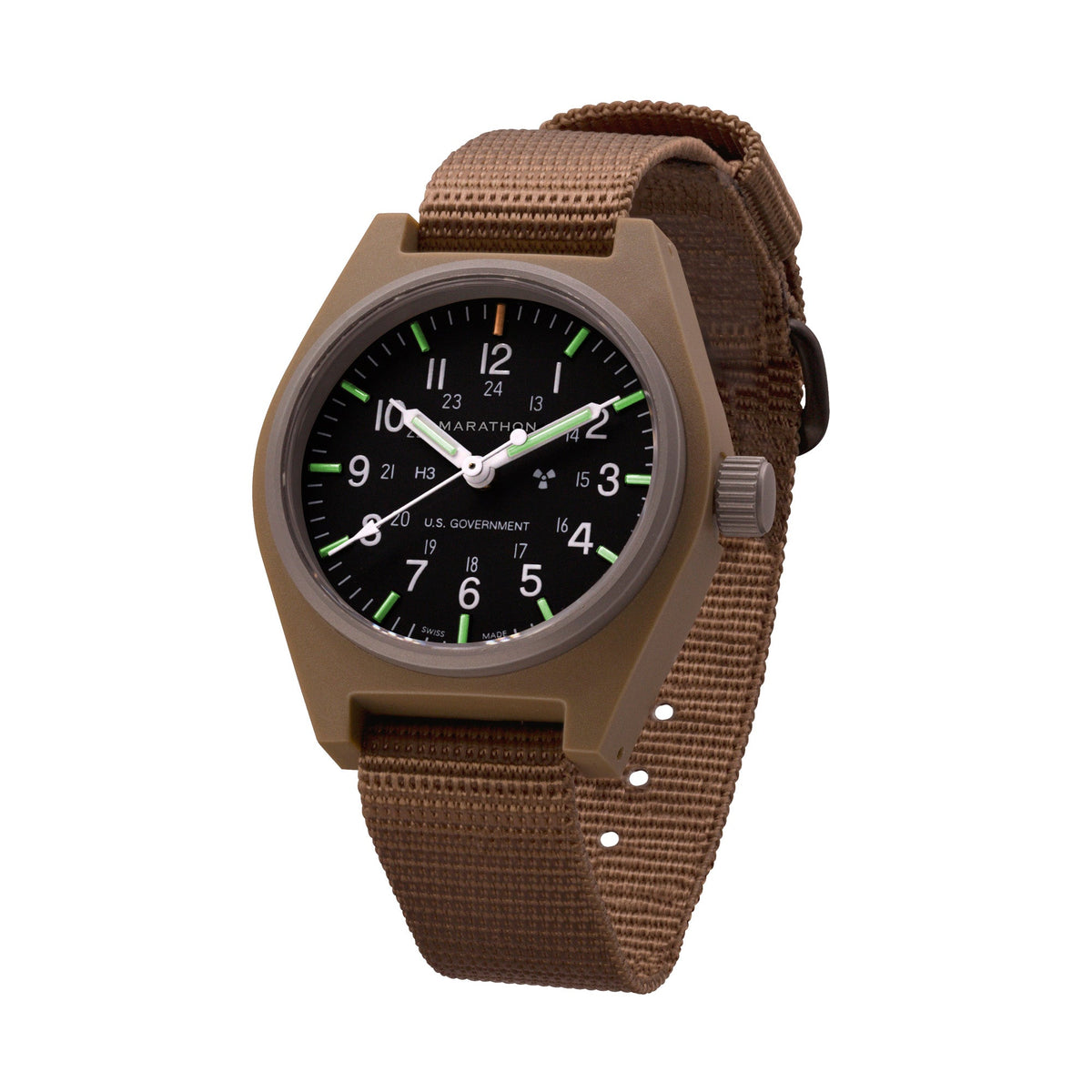 Marathon 34mm Desert Tan General Purpose Quartz (GPQ)