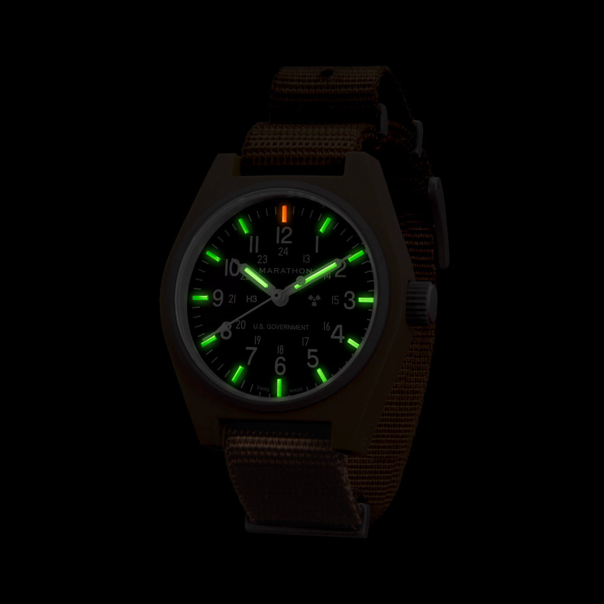 Marathon 34mm Desert Tan General Purpose Quartz (GPQ)
