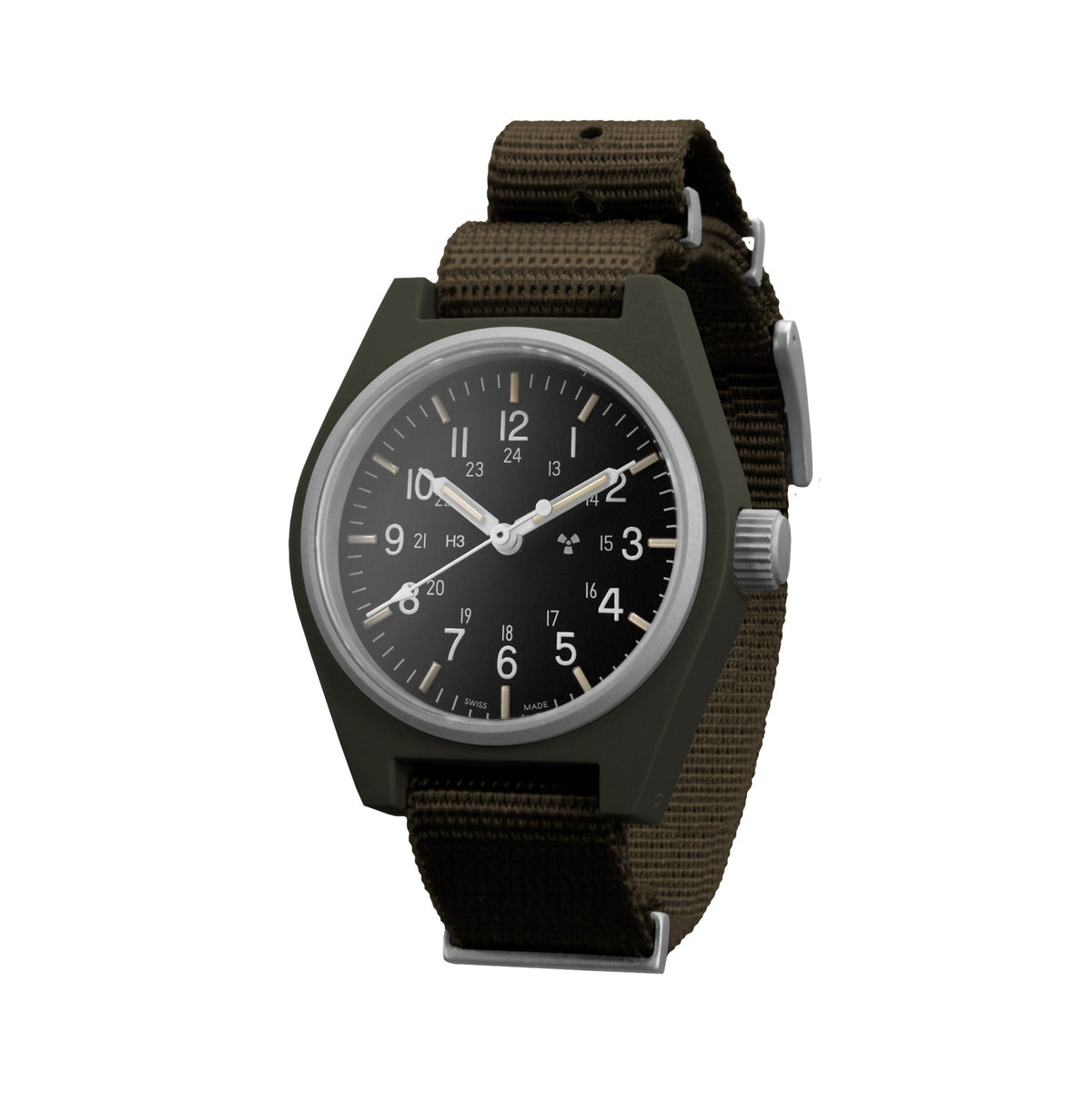 Marathon 34mm Sage Green General Purpose Quartz (GPQ)