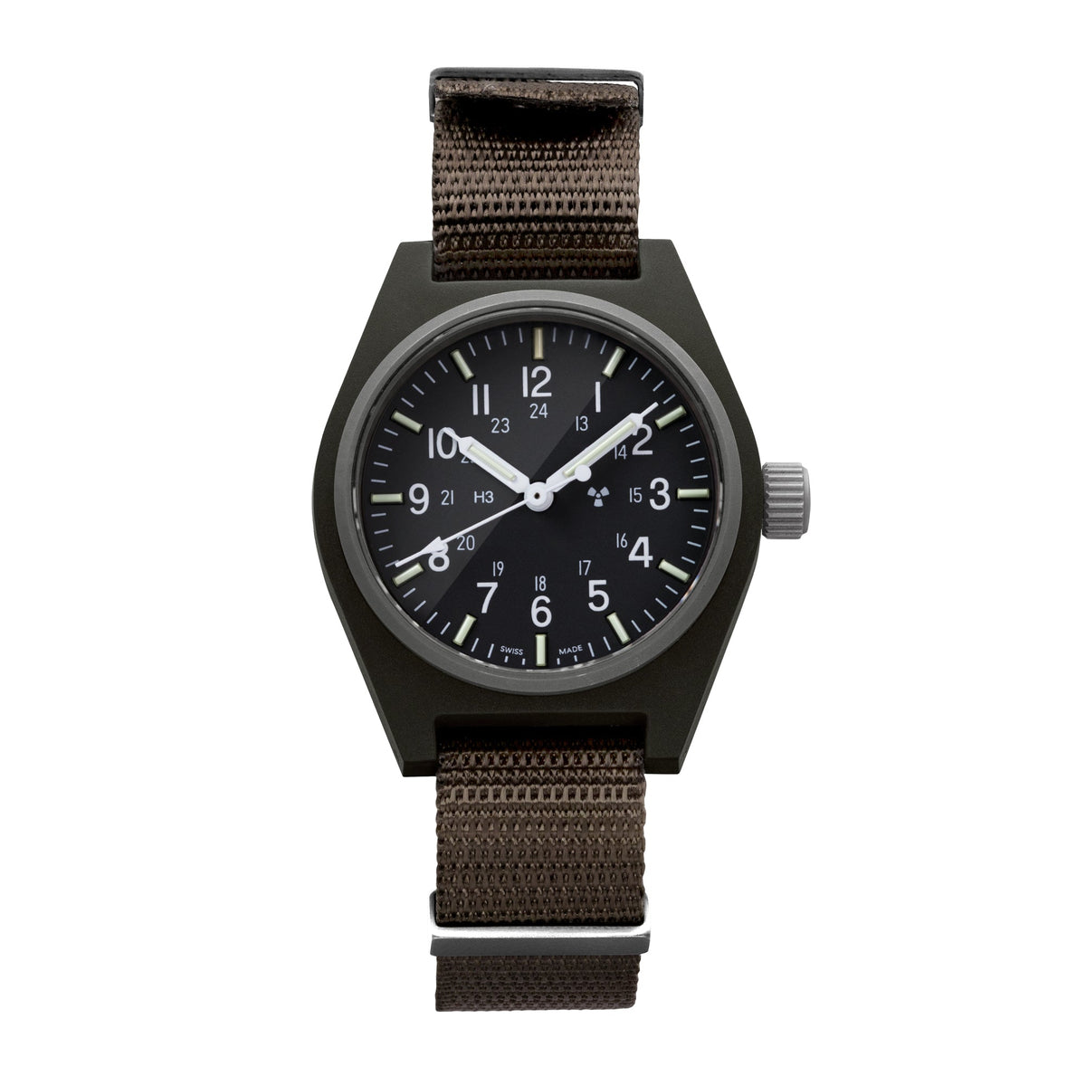 Marathon 34mm Sage Green General Purpose Quartz (GPQ)