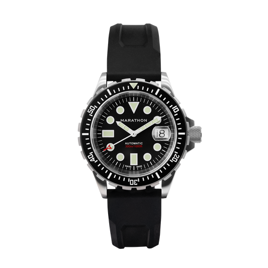 Marathon 41mm Original SAR w/ Date (OSAR-D) on 3-Piece Rubber Strap Kit