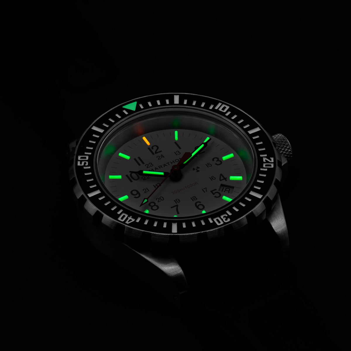 Marathon 41mm Arctic Edition Large Diver's Quartz (TSAR) with Stainless Steel Bracelet