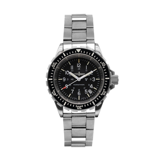 Marathon 41mm Official Duvdevan Large Diver's Quartz (TSAR) with Stainless Steel Bracelet