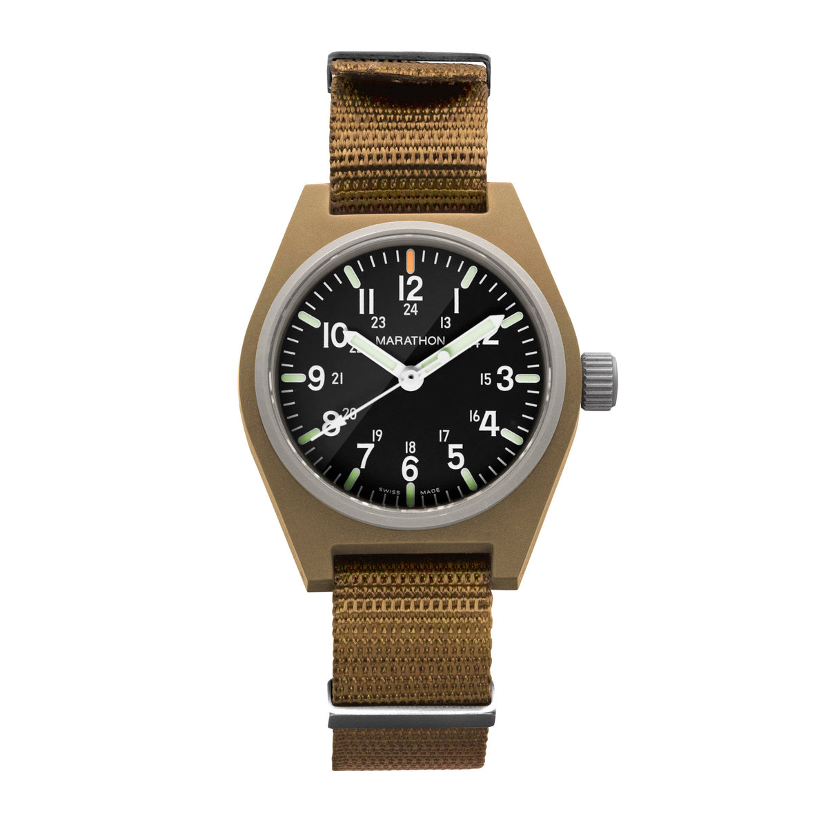 Marathon 34mm Desert Tan General Purpose Quartz with MaraGlo (GPQ)