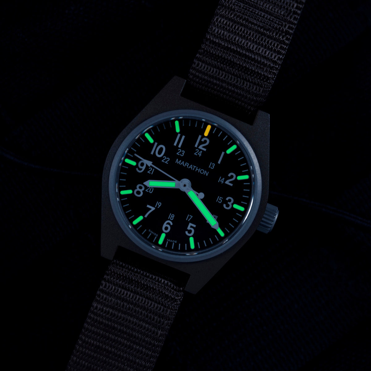 Marathon 34mm Sage Green General Purpose Quartz with MaraGlo (GPQ)