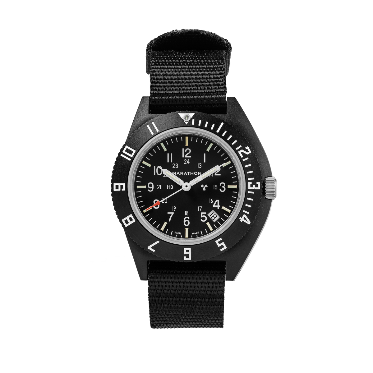 Marathon 41mm CeraShell Quartz NAV-D on Ballistic Nylon Strap
