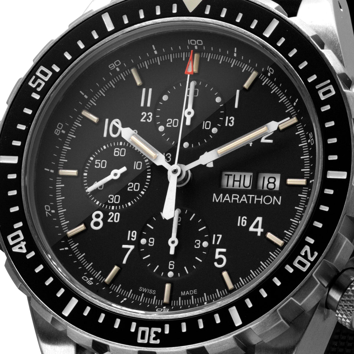 Jumbo Diver/Pilot's Automatic Chronograph (CSAR) - 46mm | WW194014SS-0130