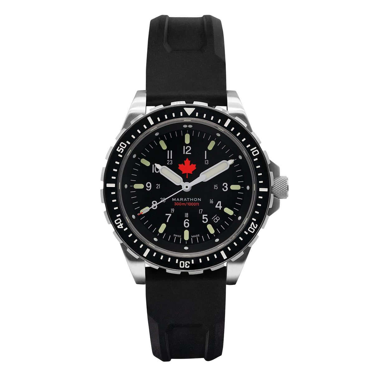 Marathon 46mm Red Maple Jumbo Diver's Quartz (JSAR)