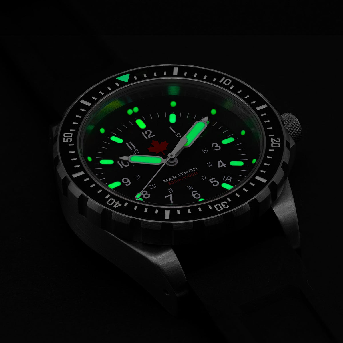 Marathon 46mm Red Maple Jumbo Diver's Quartz (JSAR)