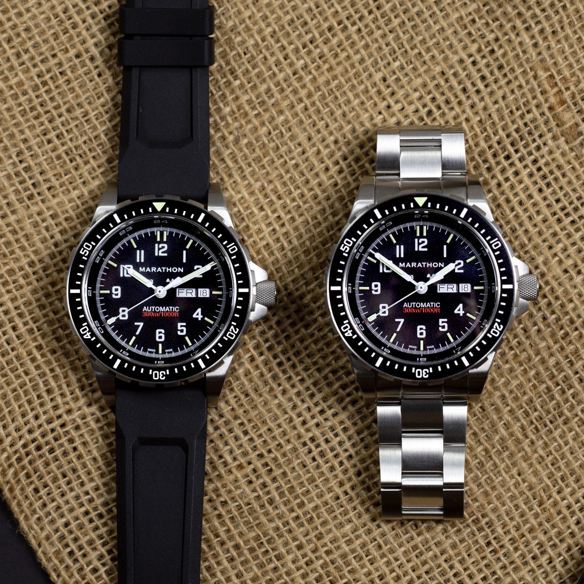 Marathon 46mm Jumbo Day/Date Automatic (JDD) with Stainless Steel Bracelet