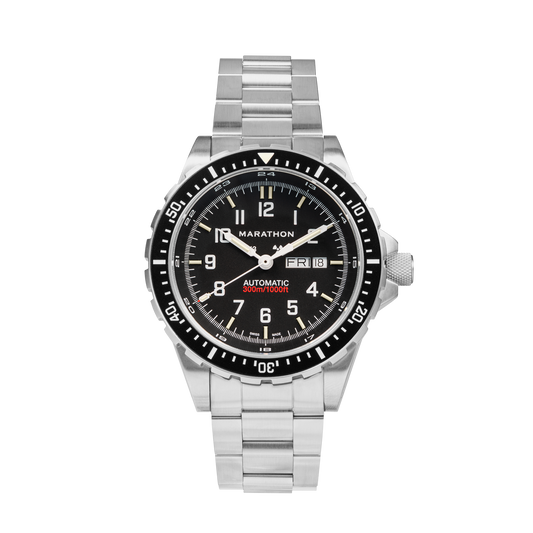 Marathon 46mm Jumbo Day/Date Automatic (JDD) with Stainless Steel Bracelet