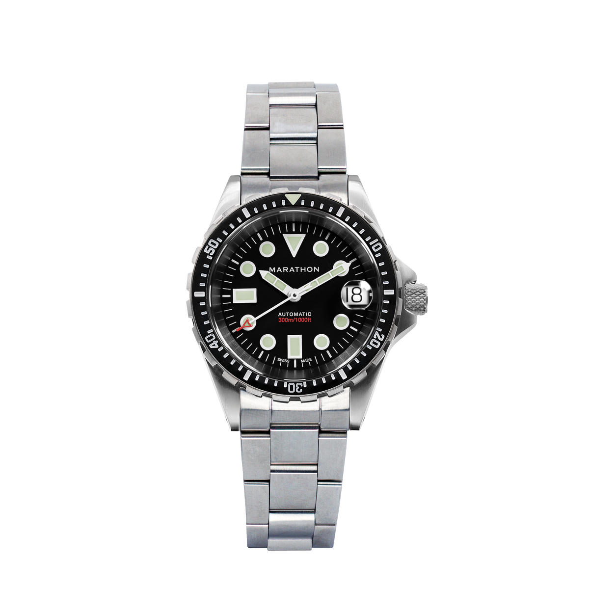 Marathon 36mm Original SAR w/ Date with Stainless Steel Bracelet (OSAR-D)