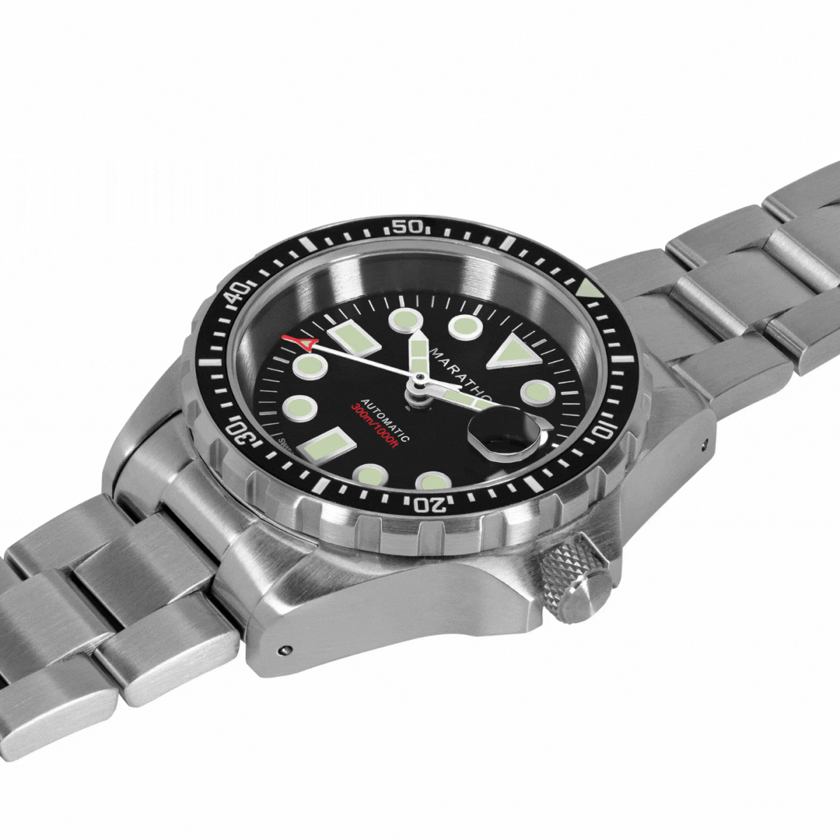 Marathon 36mm Original SAR w/ Date with Stainless Steel Bracelet (OSAR-D)