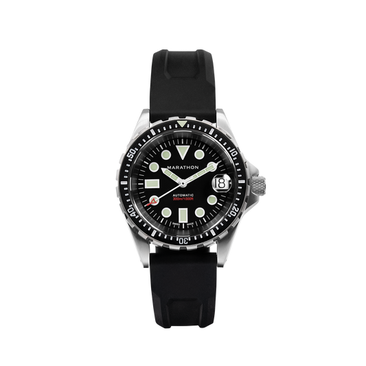 Marathon 36mm Original SAR w/ Date on 3-Piece Rubber Strap Kit (OSAR-D)