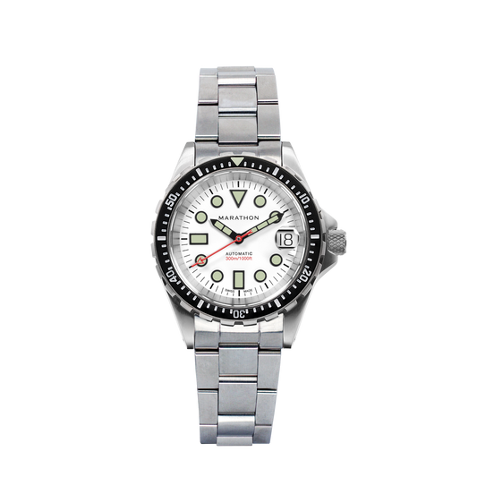 Marathon 36mm Arctic Original SAR w/ Date with Stainless Steel Bracelet (OSAR-D)
