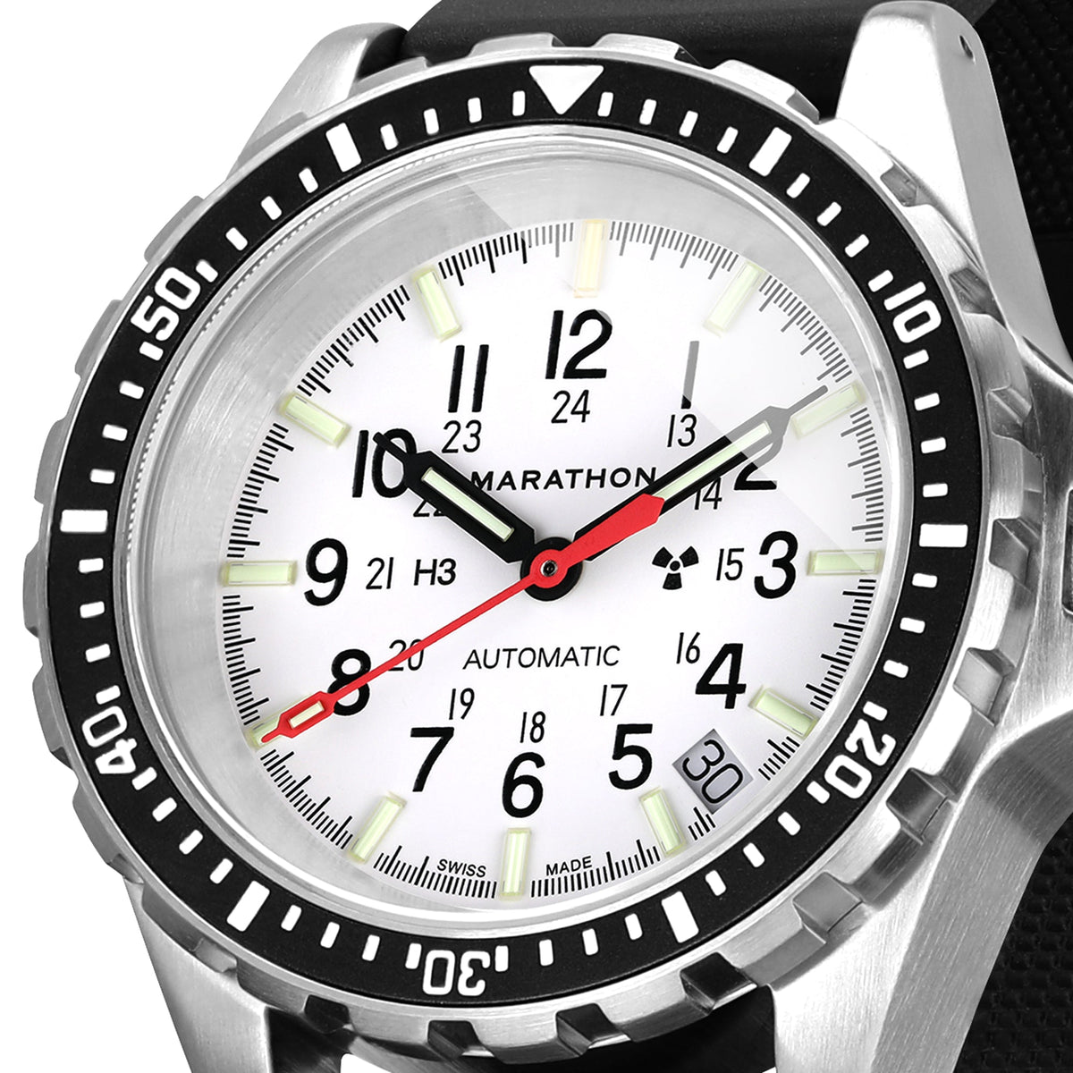 Arctic Edition Medium Diver's Automatic (MSAR Auto) No Government Markings - 36mm - marathonwatch