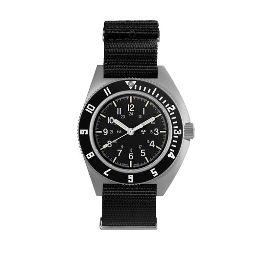 Marathon 41mm Steel Navigator Automatic (SSNAV Auto) on Nylon DEFSTAN