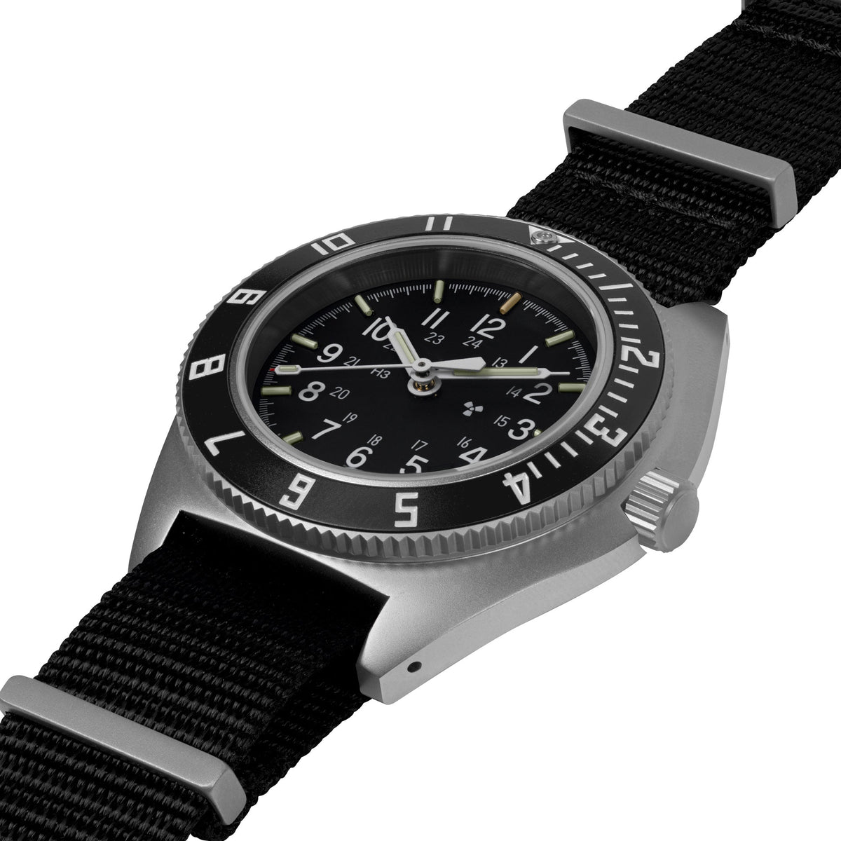 Marathon 41mm Steel Navigator Automatic (SSNAV Auto) on Nylon DEFSTAN