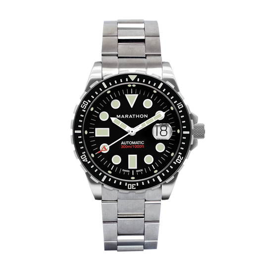 Marathon 46mm Original SAR w/ Date with Stainless Steel Bracelet (OSAR-D)