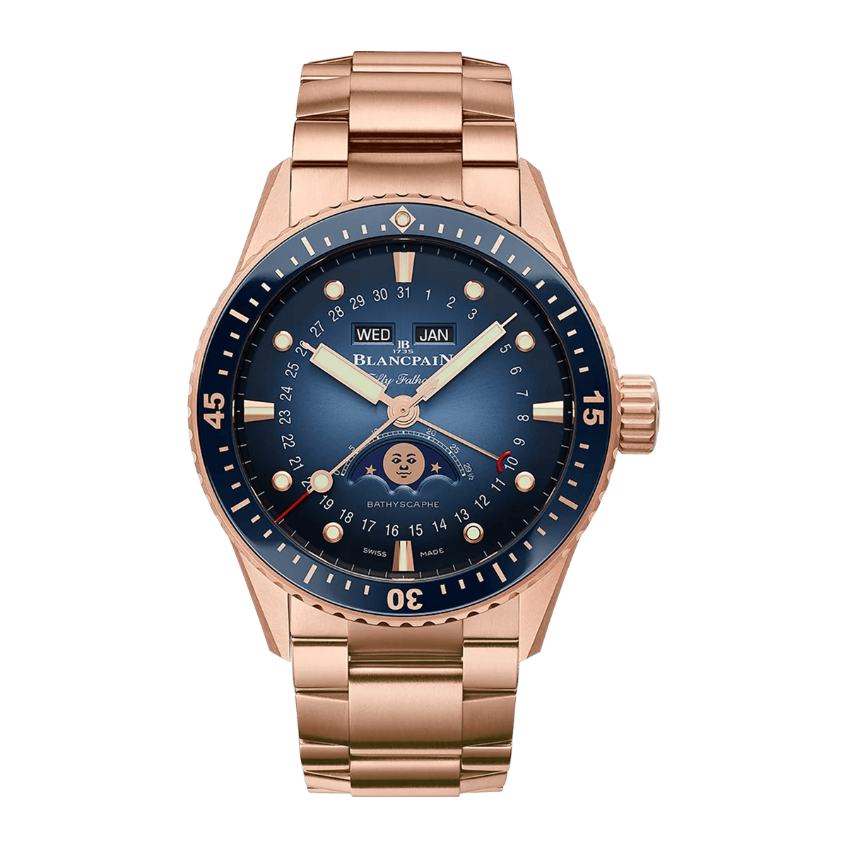 Blancpain Bathyscaphe Quantième Complet Phases de Lune 5054 3640 76S