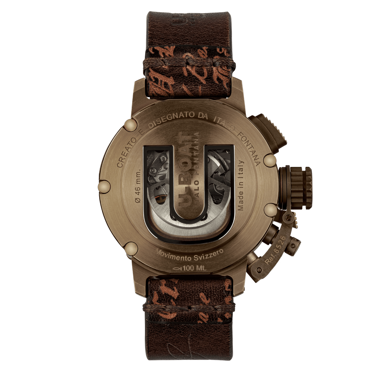 U-BOAT CHIMERA SAPPHIRE GREEN CHRONO BRONZE CODE 8526