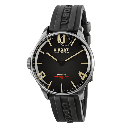 U-BOAT DARKMOON 44MM BLACK SS CODE 8463/B