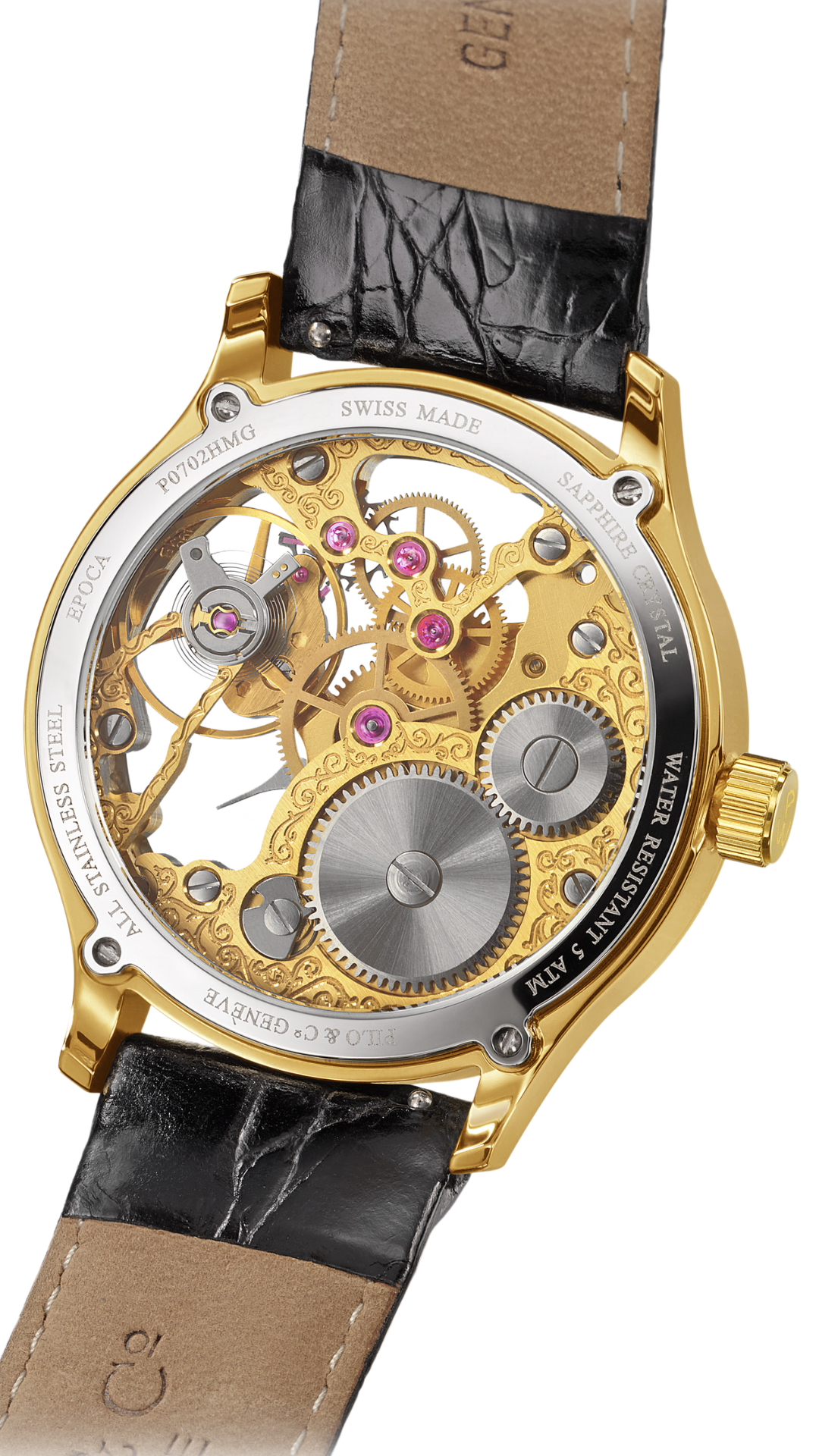 Pilo & Co Genève Epoca P0700HMS Skeleton Mechanical Watch