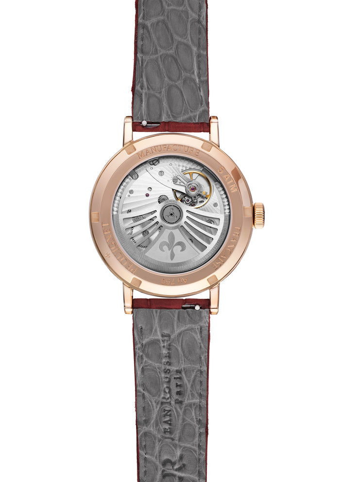 PEQUIGNET Attitude Tiger's Eye gold, 39mm 9061268